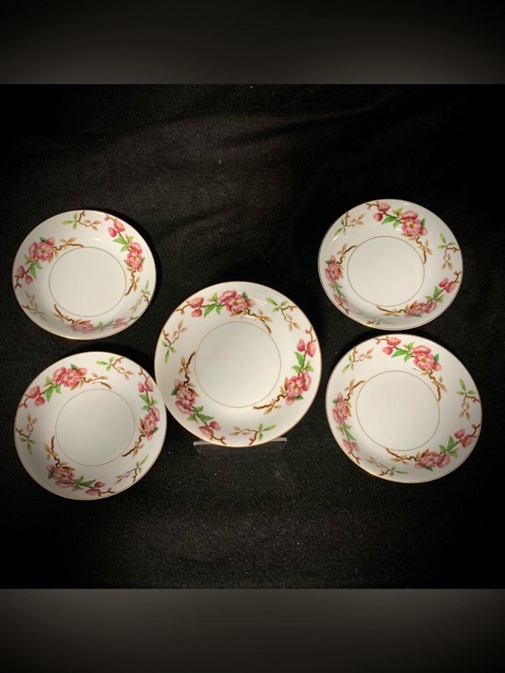 🍒Narumi “Blossomtime” Small Bowls (5) Piece Bundle Vintage Japan Floral